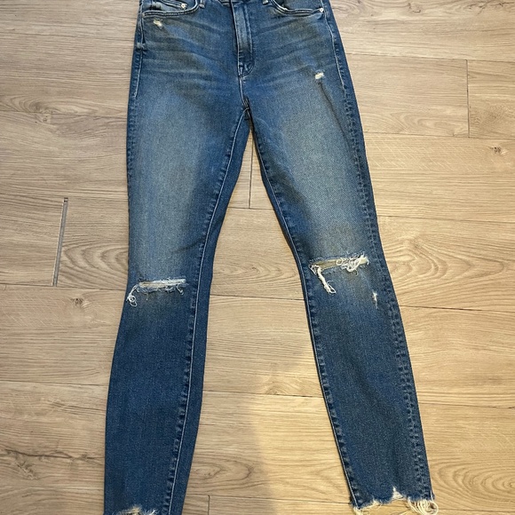 MOTHER Denim - Mother High waisted looker ankle chew